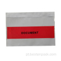 Envelope anexo com fatura de 11 polegadas para documentos